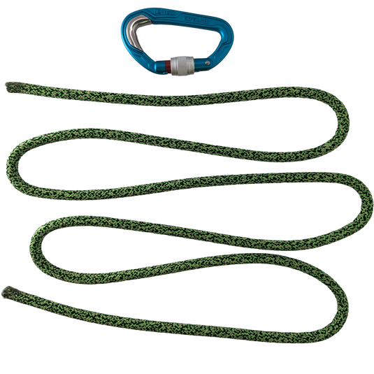 Moschettone a vite antiproiettile QAS & Edelrid - EXTREMEGEAR.ORG