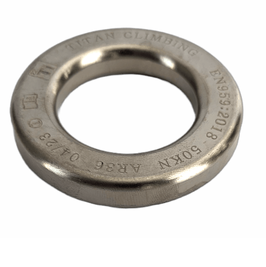 Endura Anchor Ring in Titanium - TITAN CLIMBING - ExtremeGear.org