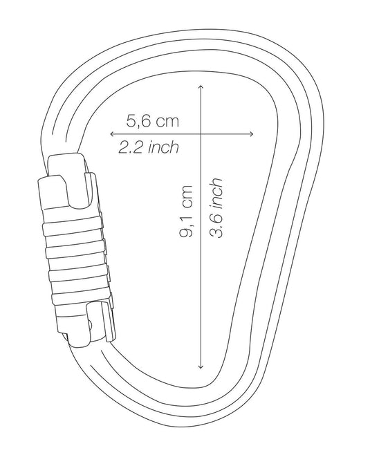 William Triact-Lock Carabiner - PETZL - ExtremeGear.org