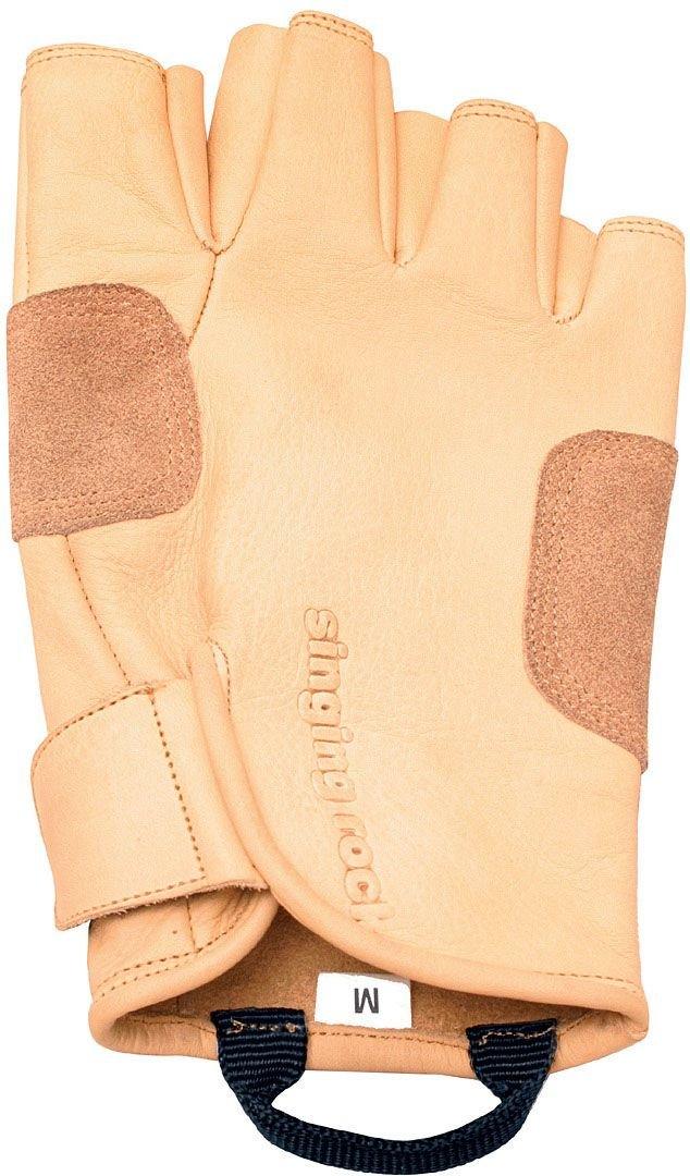 Grippy 3/4 Finger Leather Gloves - SINGING ROCK