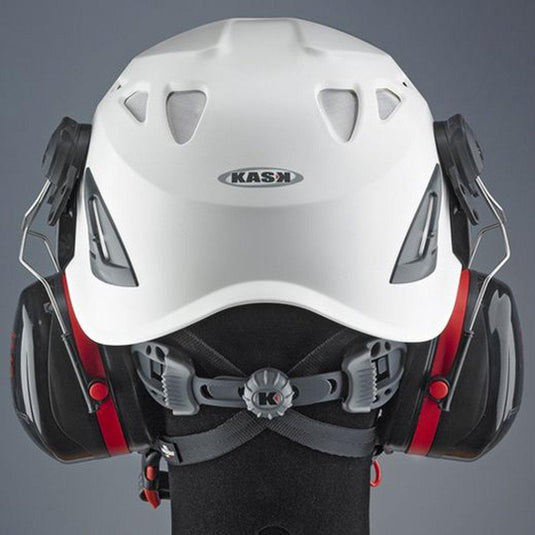 Hi-Viz Super Plasma Helmets w- SENA Communication Ear Muffs - KASK - ExtremeGear.org