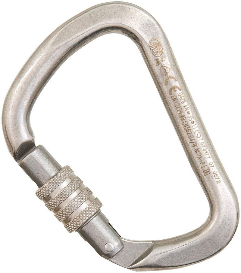 Chargez l'image dans la visionneuse de la galerie, Stainless Steel D Locking Carabiner - KONG - ExtremeGear.org