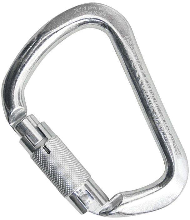 Carregue imagem no visualizador da galeriaStainless Steel D Locking Carabiner - KONG - ExtremeGear.org