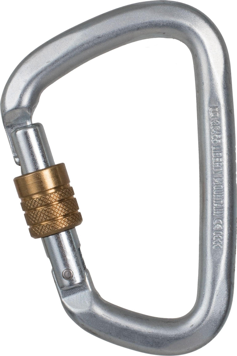 Carica immagine in Galleria Viewer, Steel D Locking Carabiner - CYPHER - ExtremeGear.org