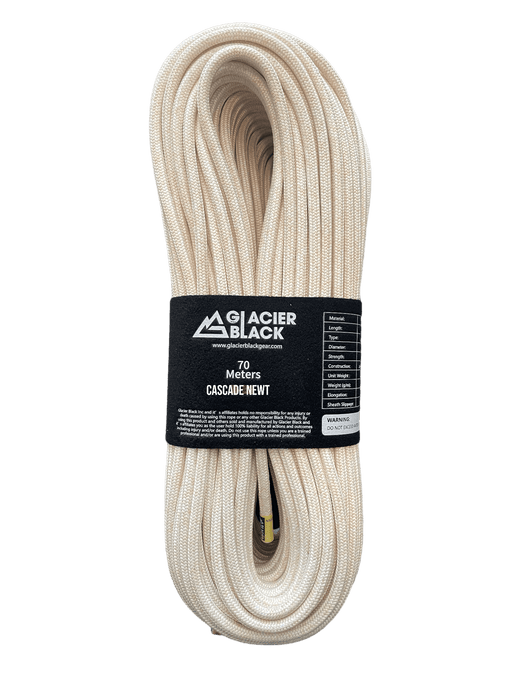 8.5mm Cascade Newt Canyon Rope - GLACIER BLACK - ExtremeGear.org