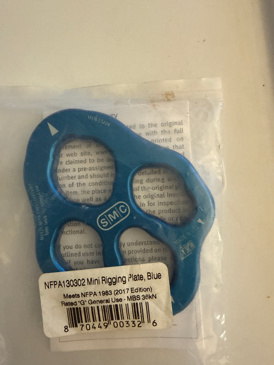 SMC mini Rigging Plate Blue