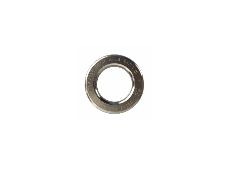 Carregue imagem no visualizador da galeriaEndura Anchor Ring in Titanium - TITAN CLIMBING - ExtremeGear.org
