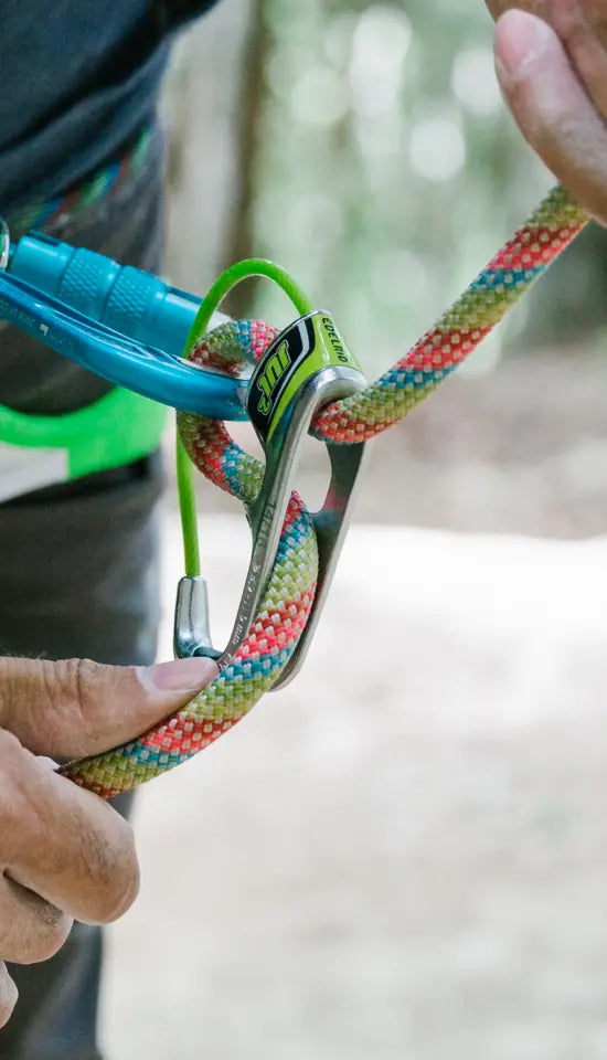 9.6mm Tommy Caldwell DuoTec Eco Dry Climbing Rope - EDELRID