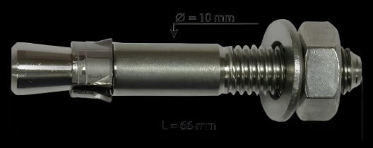 10mm Bolts in 316 SS - RAUMER - ExtremeGear.org