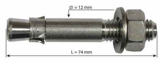 &Phi;όρτωση εικόνας σε προβολέα Gallery, 12mm Bolts in 316 SS - RAUMER - ExtremeGear.org
