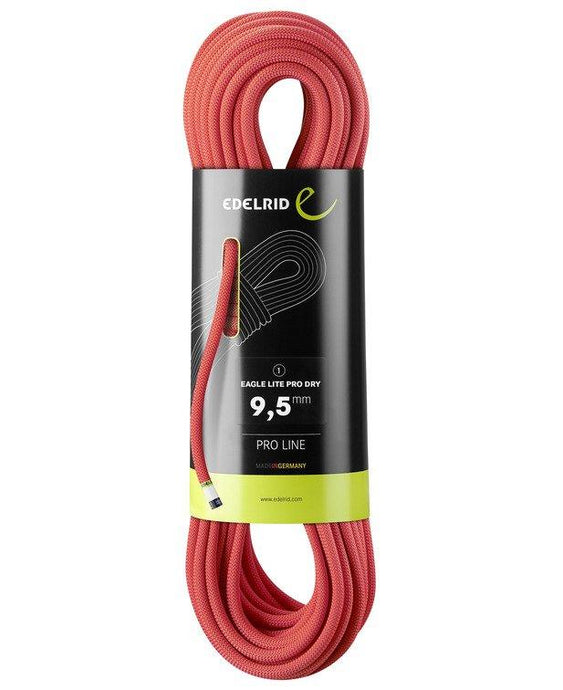 9.5mm Eagle Lite Pro Dry Climbing Rope - EDELRID - ExtremeGear.org