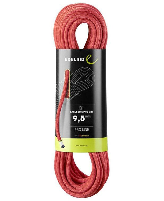 9.5mm Eagle Lite Pro Dry Climbing Rope - EDELRID - ExtremeGear.org