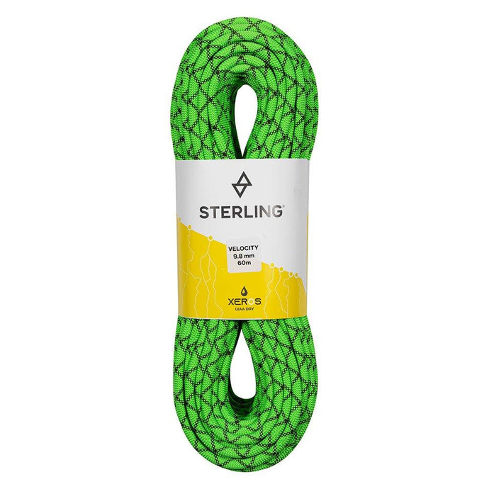 9.8mm Velocity Climbing Rope - STERLING ROPE - ExtremeGear.org