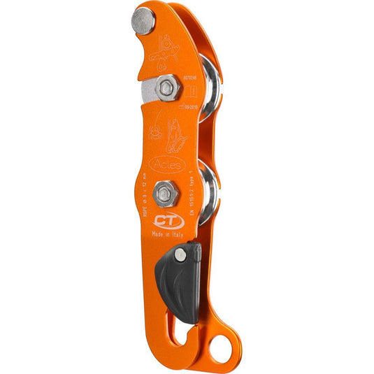 Acles DX descender by climbing technology.