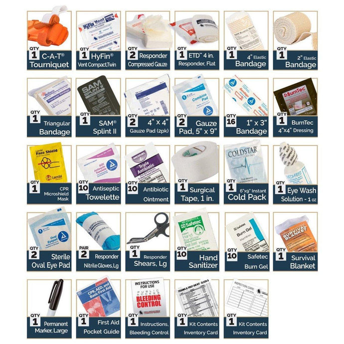 Class A First Aid Kit - NA RESCUE - ExtremeGear.org
