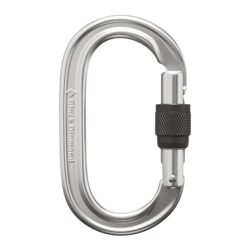 Load image into Gallery viewer, Oval Keylock Screwgate Carabiner - BLACK DIAMOND - ExtremeGear.org
