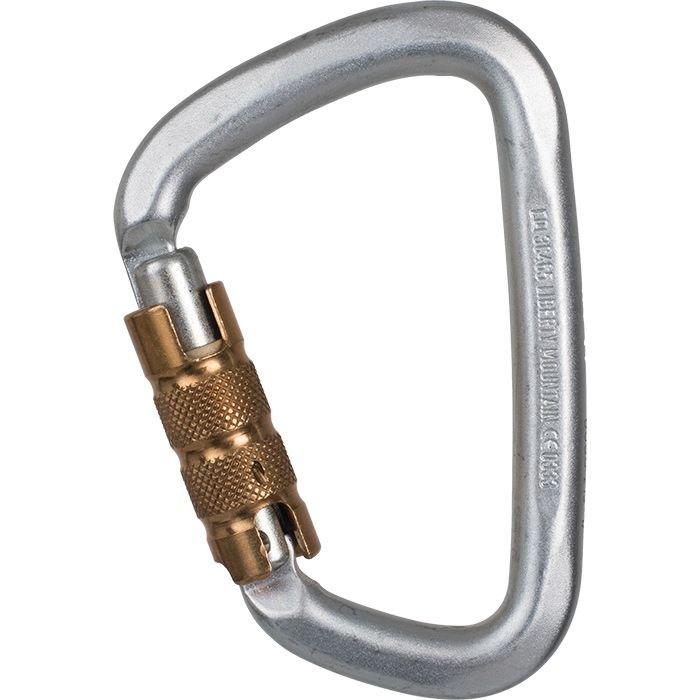 Carica immagine in Galleria Viewer, Steel D Locking Carabiner - CYPHER - ExtremeGear.org
