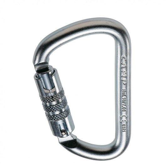 Steel D Pro 2Lock Carabiner - CAMP - ExtremeGear.org