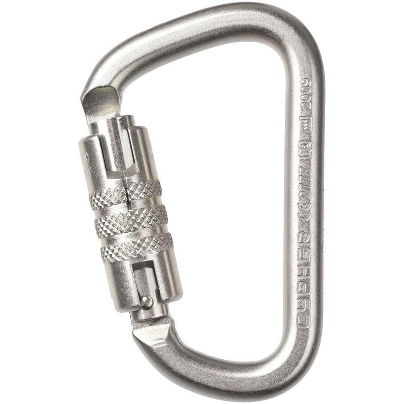 Resmi Galeri görüntüleyicisine yükle, Steel G Series D Locking Carabiner - CYPHER - ExtremeGear.org
