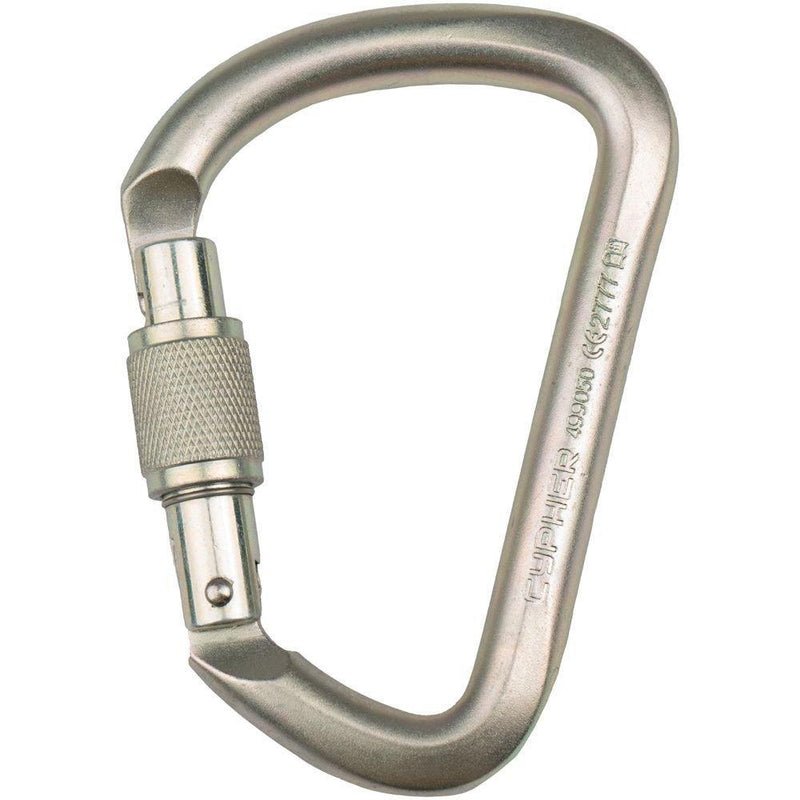 Resmi Galeri görüntüleyicisine yükle, Steel G Series Large D Locking Carabiner - CYPHER - ExtremeGear.org
