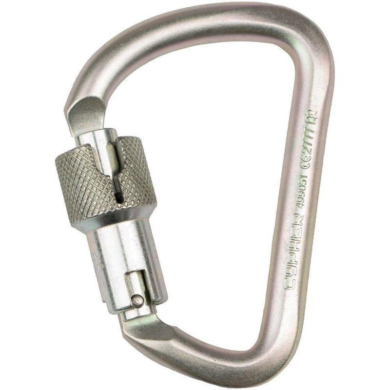 Carica immagine in Galleria Viewer, Steel G Series Large D Locking Carabiner - CYPHER - ExtremeGear.org
