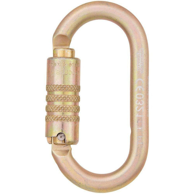 Carica immagine in Galleria Viewer, Steel G Series Oval Locking Carabiner - CYPHER - ExtremeGear.org
